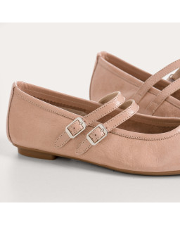 Babies Holga en cuir vernis Naplak | Élégance rétro & confort – Reqins