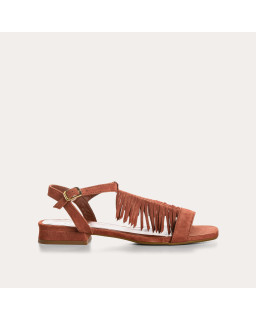 Sandales Cuba cuir velours - Bohèmes et confortables - Reqins