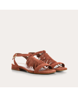 Sandales Cuba cuir velours - Bohèmes et confortables - Reqins