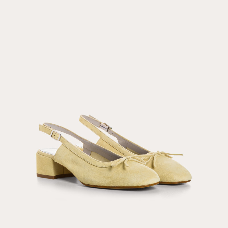 Ballerines Reese slingback velours | Reqins