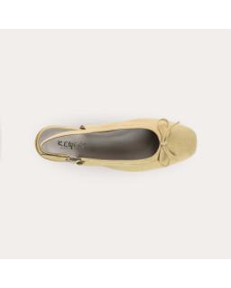 Ballerines Reese slingback velours | Reqins