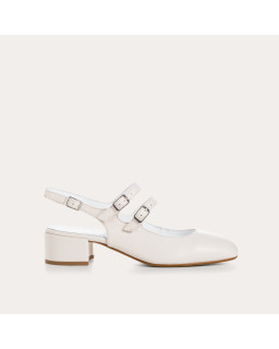 Rosewood Slingback Mary Janes in double bridle leather