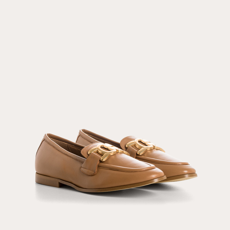 Black Faro Moccasins in smooth leather