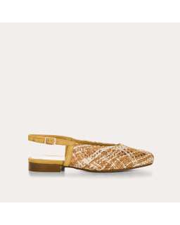 Ballerines slingback Cyrielle en crochet | Reqins