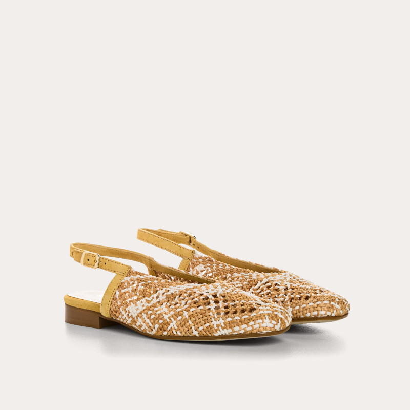 Ballerines slingback Cyrielle en crochet | Reqins
