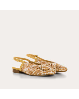 Ballerines slingback Cyrielle en crochet | Reqins