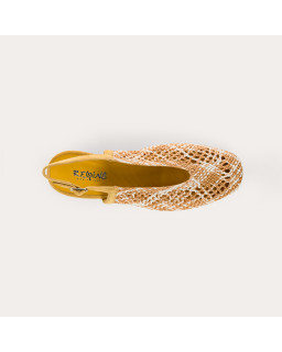 Ballerines slingback Cyrielle en crochet | Reqins