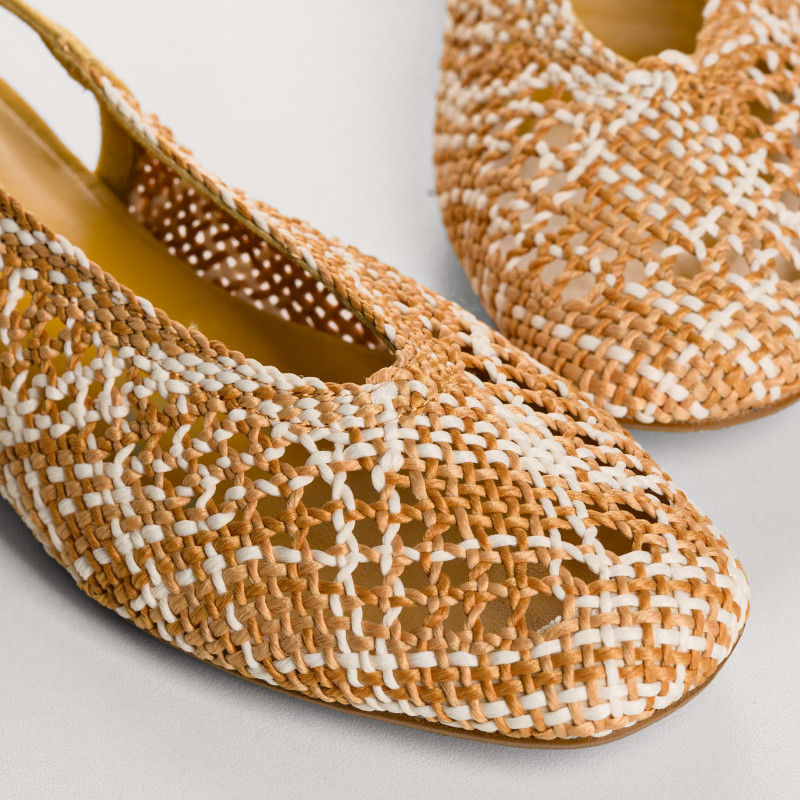 Ballerines slingback Cyrielle en crochet | Reqins