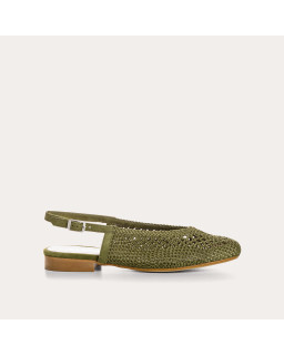 Ballerines slingback Cyrielle en crochet | Reqins