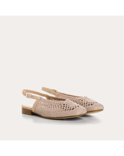 Ballerines slingback Cyrielle en crochet | Reqins