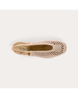 Ballerines slingback Cyrielle en crochet | Reqins