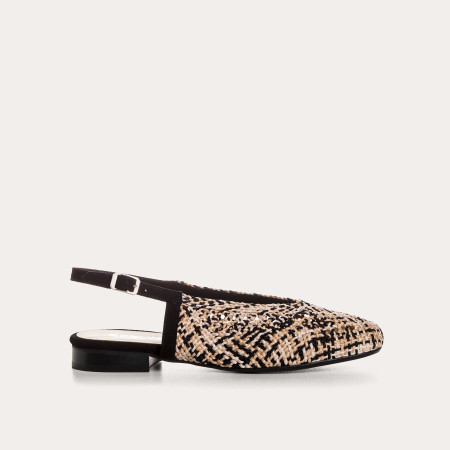 Ballerines slingback Cyrielle en crochet | Reqins