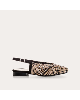 Ballerines slingback Cyrielle en crochet | Reqins