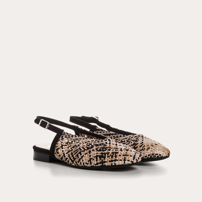 Ballerines slingback Cyrielle en crochet | Reqins
