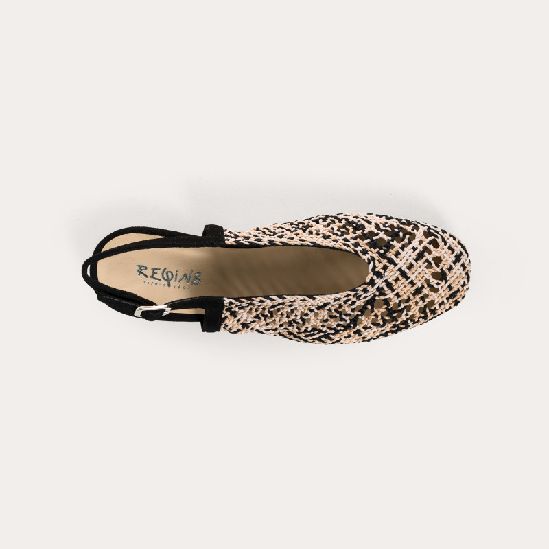 Ballerines slingback Cyrielle en crochet | Reqins