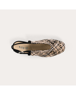 Ballerines slingback Cyrielle en crochet | Reqins