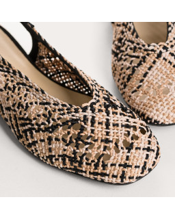 Ballerines slingback Cyrielle en crochet | Reqins