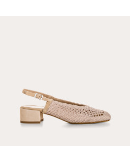 Slingbacks with heels Ravel in openwork hook | Reqins