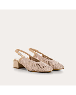 Slingbacks with heels Ravel in openwork hook | Reqins
