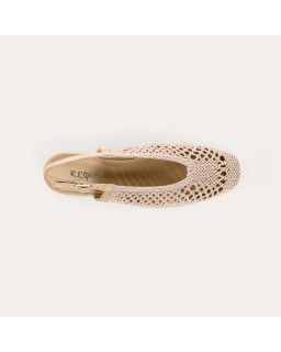 Ballerines slingbacks Ravel en crochet à talon | Reqins