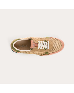 Mars sneakers in perforated suede mix
