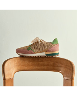 Mars sneakers in perforated suede mix