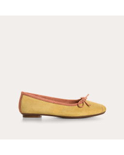 Ballerines Harmony en cuir velours souple | Reqins