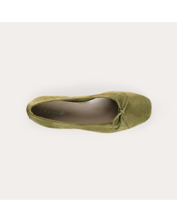 Ballerines Harmony en cuir velours souple | Reqins