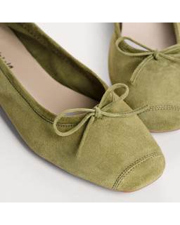 Ballerines Harmony en cuir velours souple | Reqins