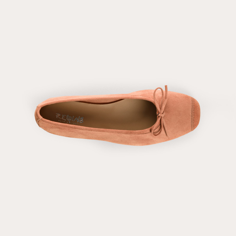 Harmony soft suede ballerinas