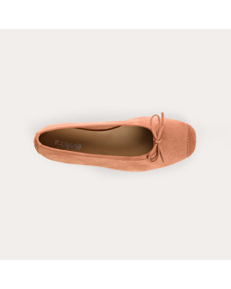 Harmony soft suede ballerinas