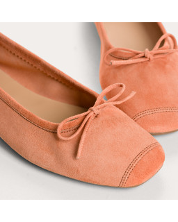 Harmony soft suede ballerinas