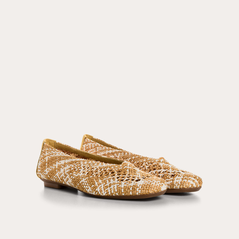 Hanaba braided crochet ballerinas