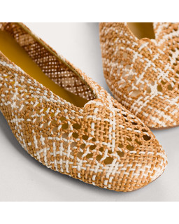 Ballerines Hanaba en crochet tressé | Reqins