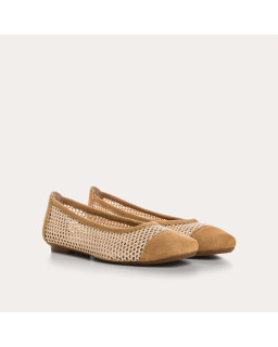 Ballerines Halcine en maille tricotée | Reqins