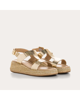 Witney Eclat Iridescent Leather Sandals | Reqins