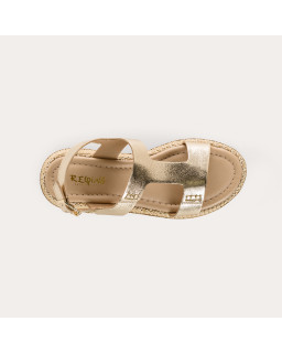 Witney Eclat Iridescent Leather Sandals | Reqins