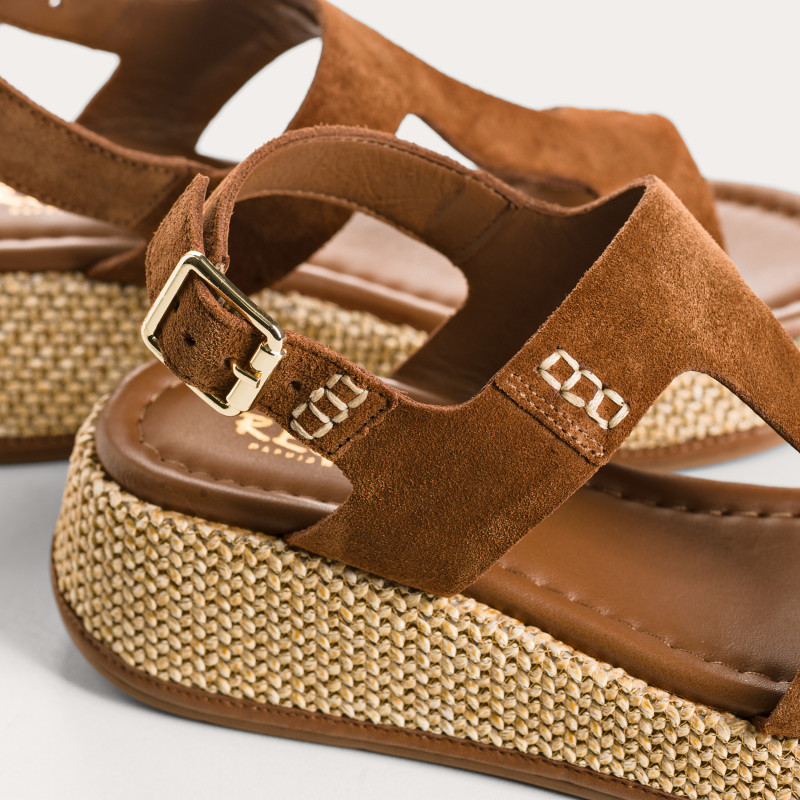 Witney Suede Heeled Sandals | Reqins