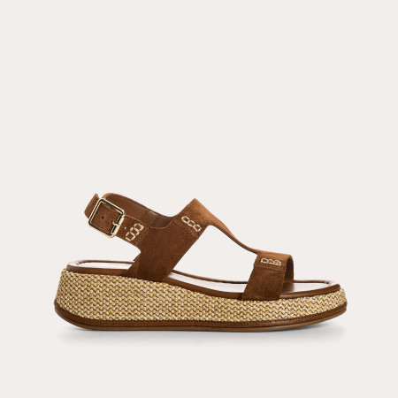 Witney Suede Heeled Sandals | Reqins