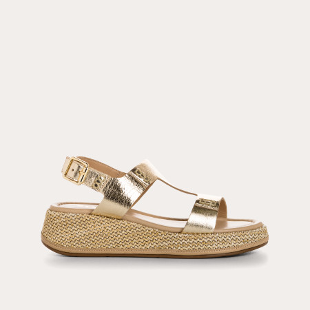 Sandales Witney Eclat en cuir irisé - Talon 4 cm | Reqins