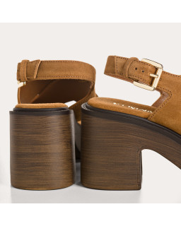 Ludmila heel suede sandals - Elegance