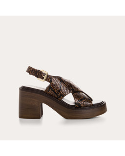 Sandales Ludmila Python | Reqins