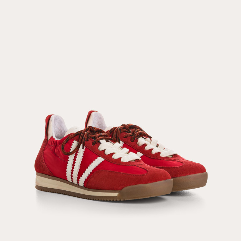 Enola Nylon sneakers & Suede - Lightness & Style