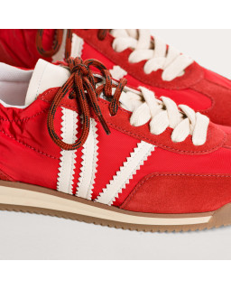 Enola Nylon sneakers & Suede - Lightness & Style