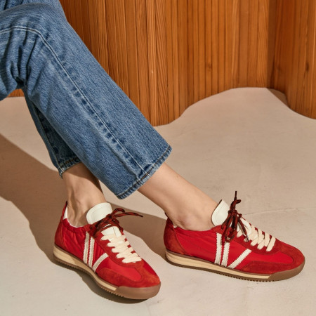 Enola Nylon sneakers & Suede - Lightness & Style