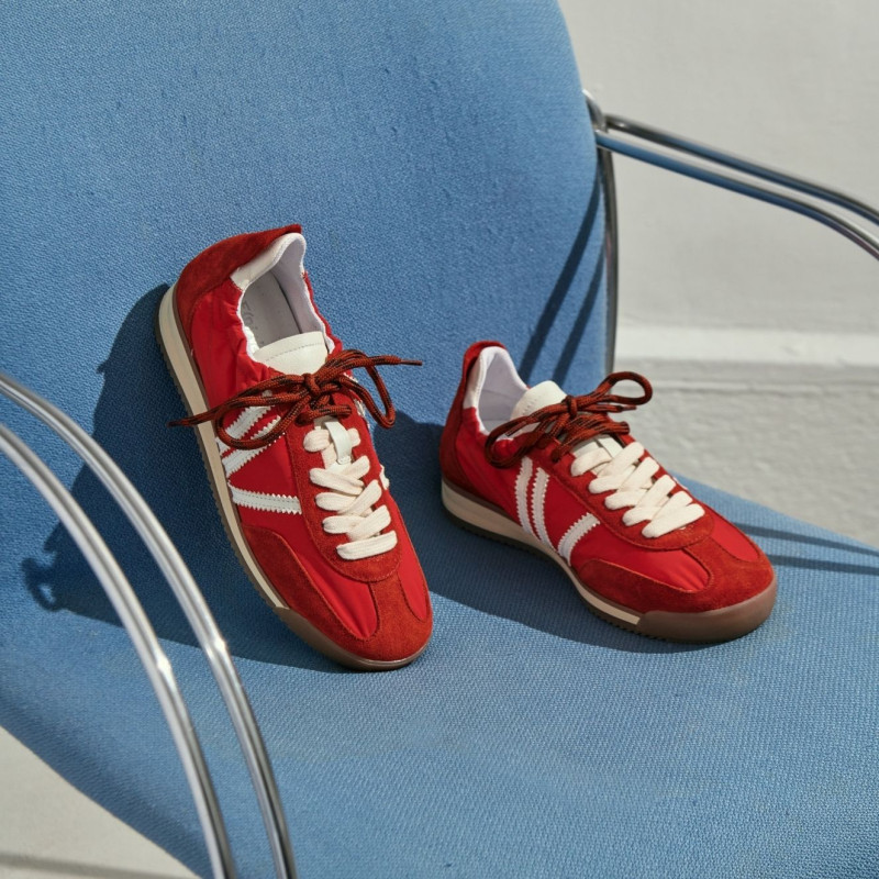Enola Nylon sneakers & Suede - Lightness & Style
