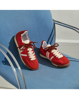 Enola Nylon sneakers & Suede - Lightness & Style
