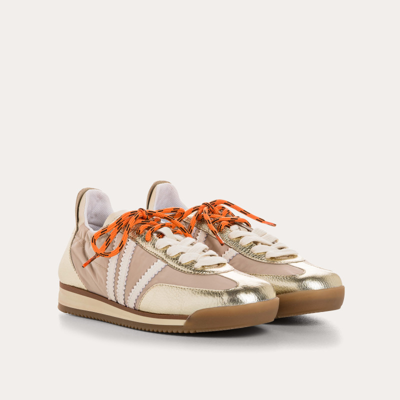 Baskets Enola Nylon & Métal - Look Ultra-Tendance | Reqins