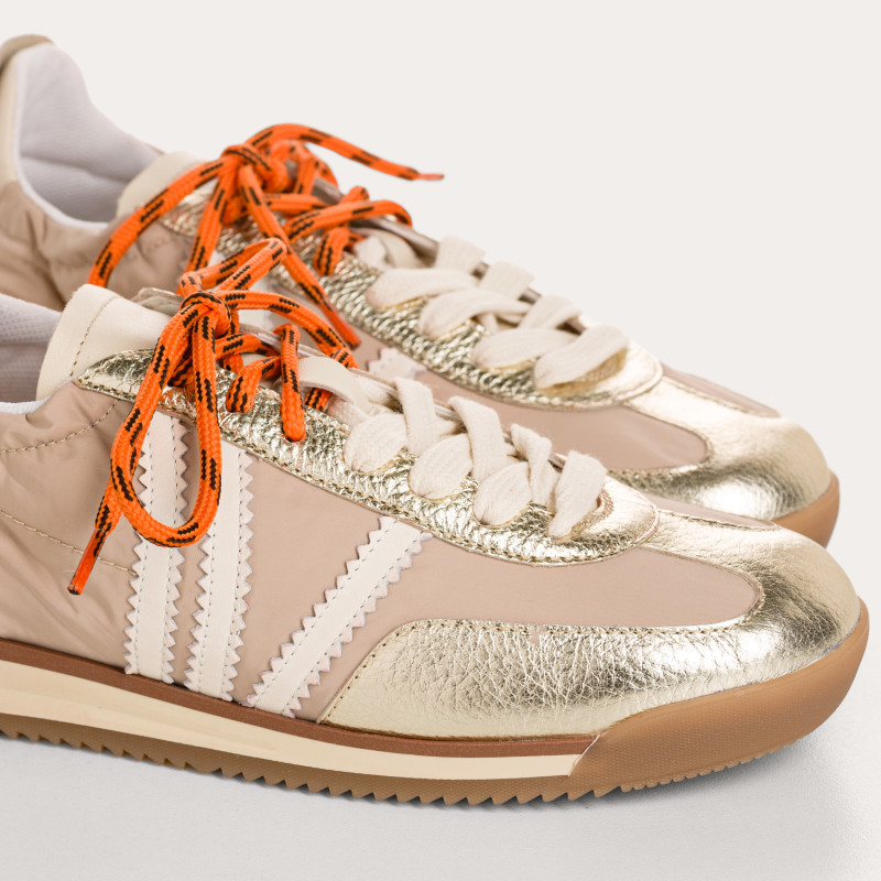 Baskets Enola Nylon & Métal - Look Ultra-Tendance | Reqins