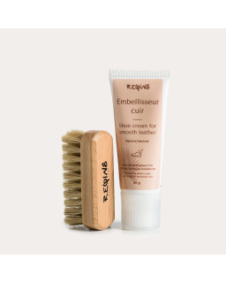 Brosse Lustrante Reqins - Soin Cuir Lisse | Reqins